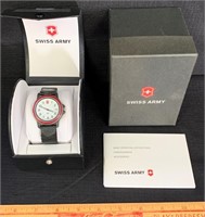 AUTHENTIC SWISS ARMY WATCH WITH ORIGINAL CASE