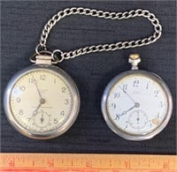 LOVELY  ANTIQUE DOUBLE FACE POCKET WATCHES