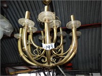 Ornate Brass Ceiling Chandelier
