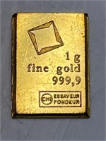 999 Fine Gold Bar-1Gram