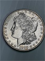 1885 Morgan Silver Dollar BU