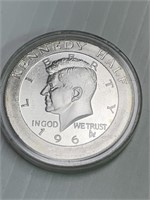 Kennedy-1 ounce Silver Round