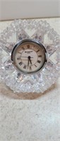 WATERFORD CRYSTAL DIAMOND DESK CLOCK