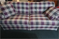 Couch, This End Up Furniture, 2 Cushions, 7'4",