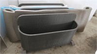 Frontgate Plastic Wicker Pool Furniture Carrier w/