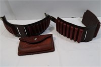 Leather Ammo Holders for Belts-Lot