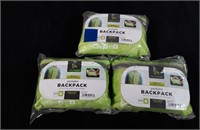 (3)Travelon Water Resistant Lime Packable Backpack
