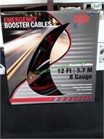 Emergency 12 Ft Booster Cables 3.7M 8 Gauge