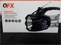 QFX Emergency Light & Sound Flashlight