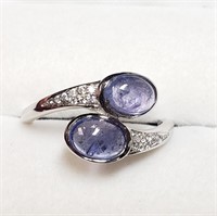 Silver Tanzanite Ring