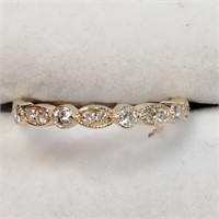 Certified 10K  Diamond(0.25Ct,I1-I2,G-H) Ring