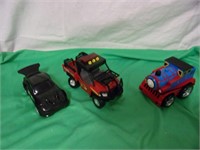 3 Toy Vehicles