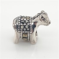 $260 Silver Marcasite Bead