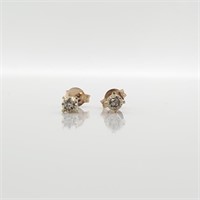 $600 14K  Diamond(0.02ct) Earrings