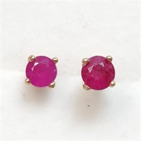 $280 14K  Ruby Earrings
