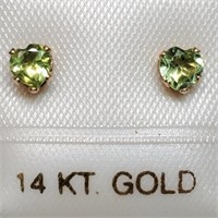 $200 14K  Peridot Earrings
