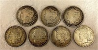 7 Silver Dollars