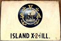 Wood Seabees Sign