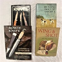 4 Knives & Hunting Dog Books