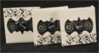 3 Brand New Bat Shaped Fidget Spinners