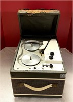 Vintage 1959 Carlton Reel to Reel Tape Recorder