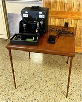 Singer Featherweight Sewing Machine & Table