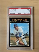 1971 Topps Bill Butler PSA 7