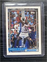 1992 Topps Shaquille O'neal Rookie Card Mint*