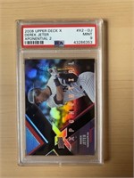 2008 Upper Deck X Derek Jeter Xponential 2 PSA 9