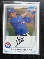 2013 1st Bowman Jurickson Profar Auto Refractor