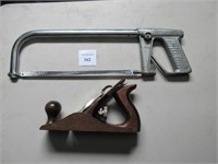 A Metal Cutting Saw and a Stanley Wood Plane