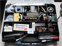 A Storage Case Filled With Hardware