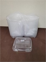 Containers (clear plastic)
