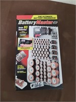 Battery holder/ tester fits 93 batteries