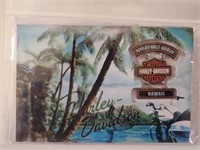 Harley Davidson Pin On Post Card