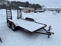 Tandem Axle Skidsteer Trailer