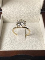 2.00 Ct Round Solitaire In Yellow Or White Gold