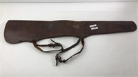 Early Rifle Leather Saddle Holster