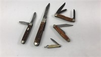 Variety of Collectible Pocket Knives