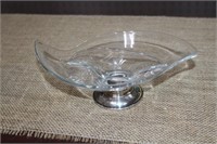 Sterling & Glass Divided Dish