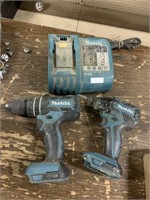 MAKITA 18V IMPACT & DRIVER & CHARGER - NO BATTERYS