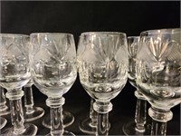 Crystal Sherry Glasses