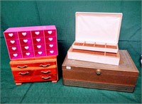 (4) jewelry boxes