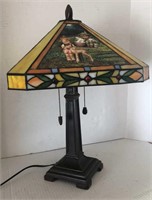 M.J. Hummel stained glass lamp