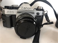Canon AE -1 camera, 35mm & accessories