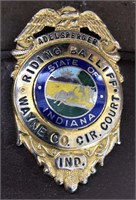 Wayne County circuit court badge, Vintage