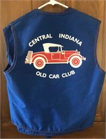 (2) Car Club Vests, 1 medium & 1 large
