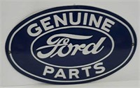 Small Newer Genuine Ford Parts Porcelain Sign