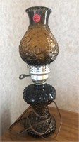 Amber Electric Lamp
