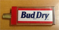 6 inch Bud dry beer tap handle